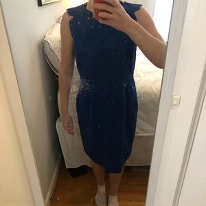 J.Crew Royal Blue Suiting Dress